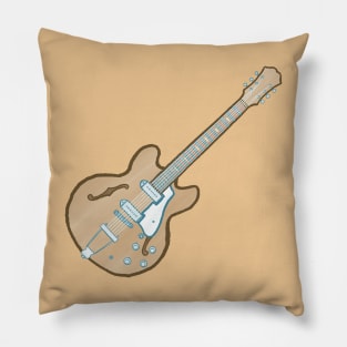 Semi acoustic guitar Pillow