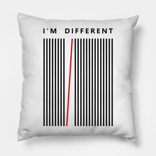 I'm different Pillow