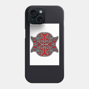 batik gorga batak motif 3 Phone Case