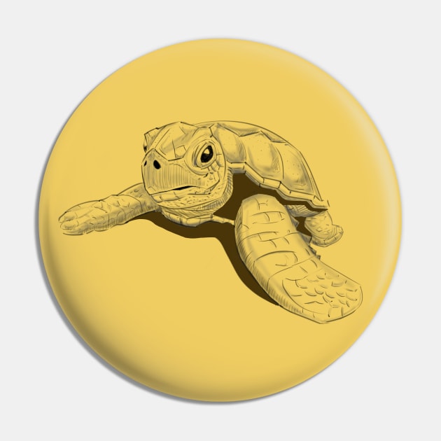 Turtle Pin by Ye.s!