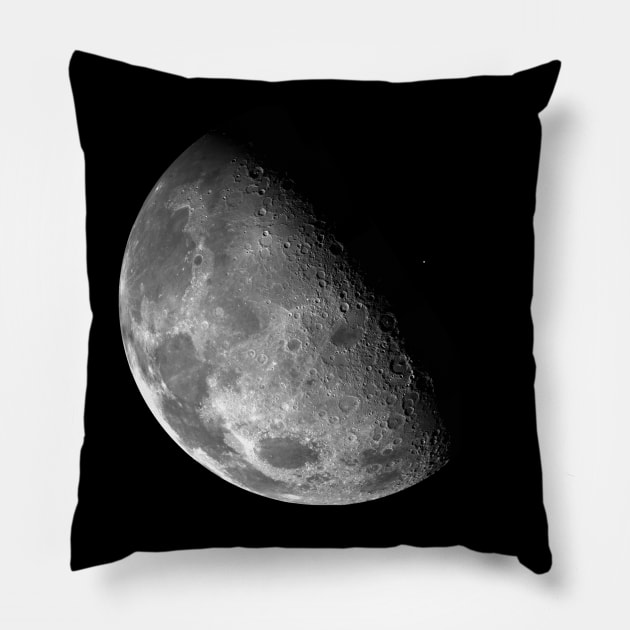 Moon (dark gear edition) Pillow by kipstewart