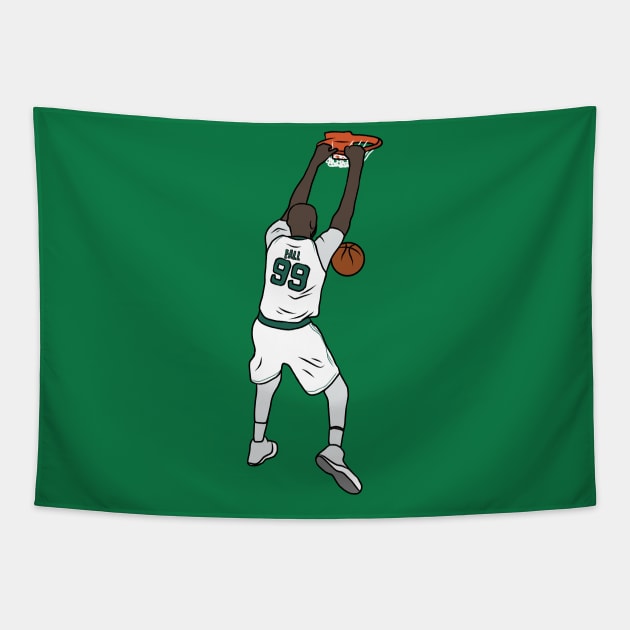 Tacko Fall Dunk Tapestry by rattraptees