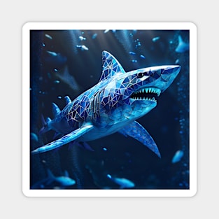 Mosaic Shark Magnet