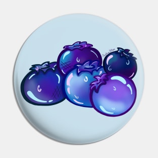 Blueberries Pin