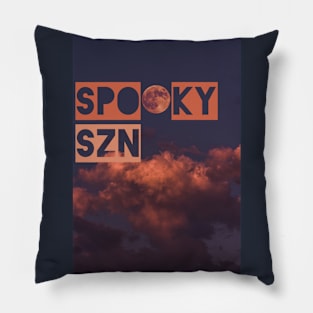 Spooky Szn | Halloween | Full Moon | Spooky Season Pillow