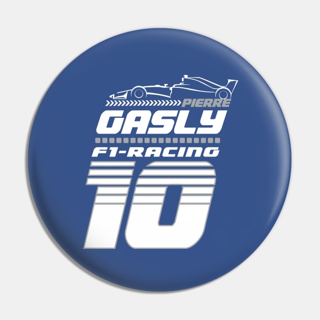 Piere Gasly 10 Formula One Racing F1 Driver Pin by CGD