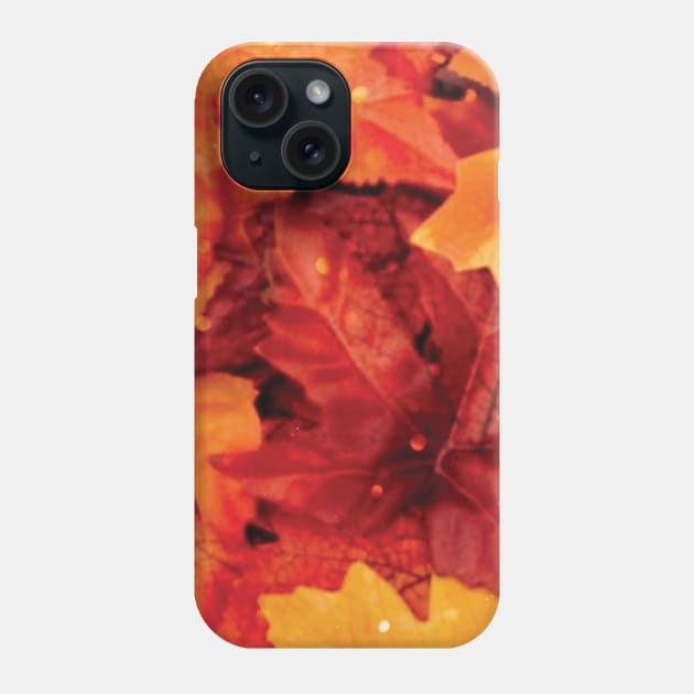 Leaves Sparkle Phone Case by Saltee Nuts Designs