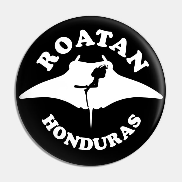 Roatan Honduras Scuba Diving Pin by TMBTM