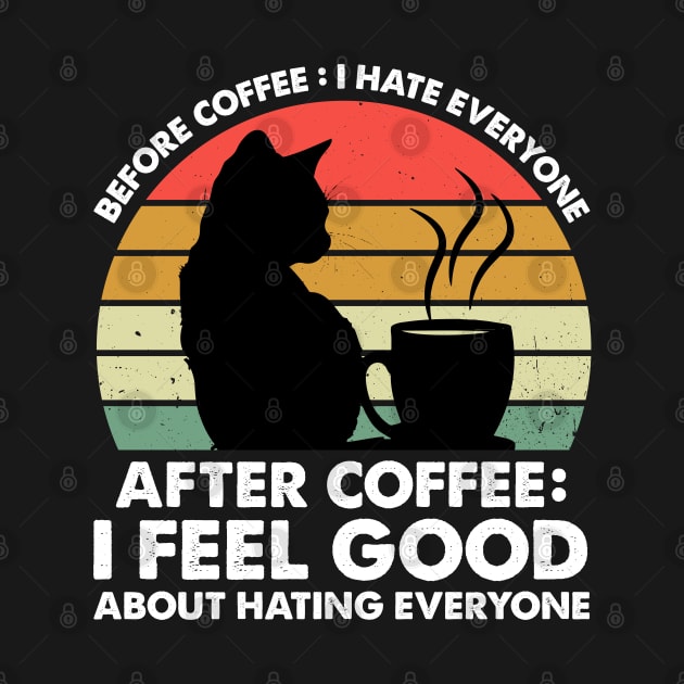 Before Coffee I Hate Everyone After Coffee I Feel Good by busines_night