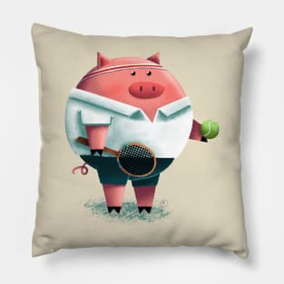 Tennis Pig Pillow