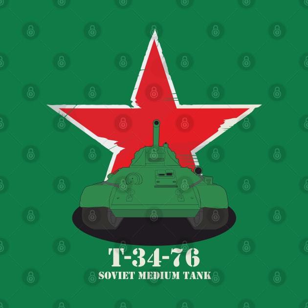 T-34-76 is an early version of the famous tank by FAawRay
