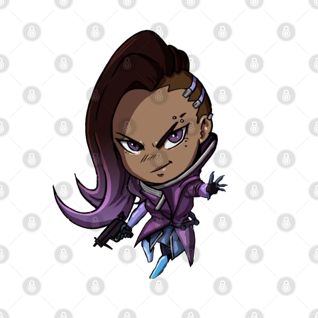 OW - Sombra Chibi by An_dre 2B