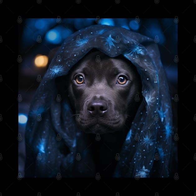 Luminous Pit Bull Puppy by Enchanted Reverie