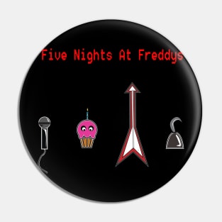 Five Nights At Freddys text Pin