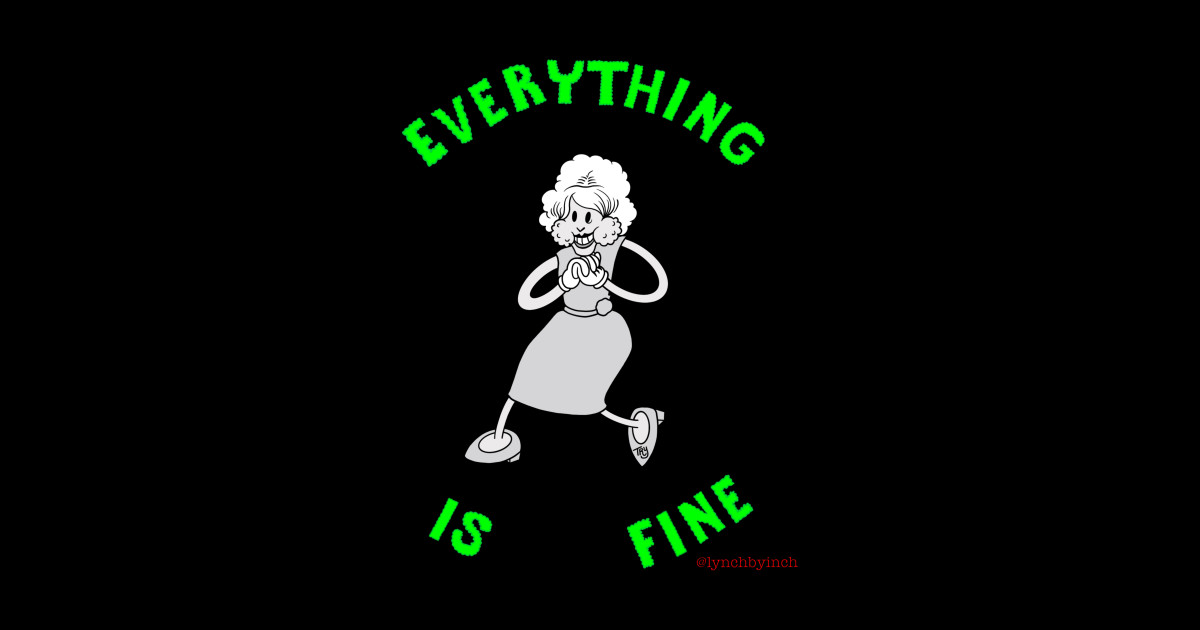 ERASERHEAD Radiator Lady Everything is Fine Eraserhead Sticker