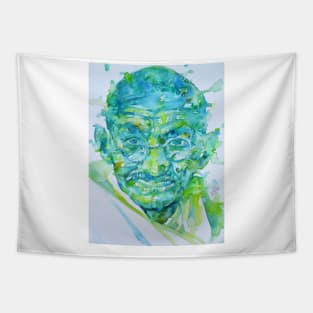 MAHATMA GANDHI watercolor portrait .2 Tapestry