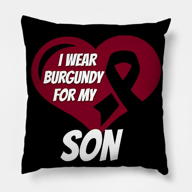 Sickle Cell Son Pillow by mikevdv2001