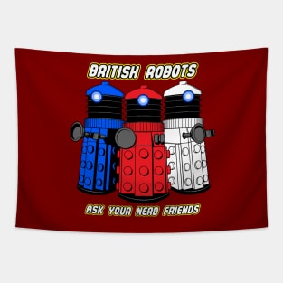 British Robots Tapestry