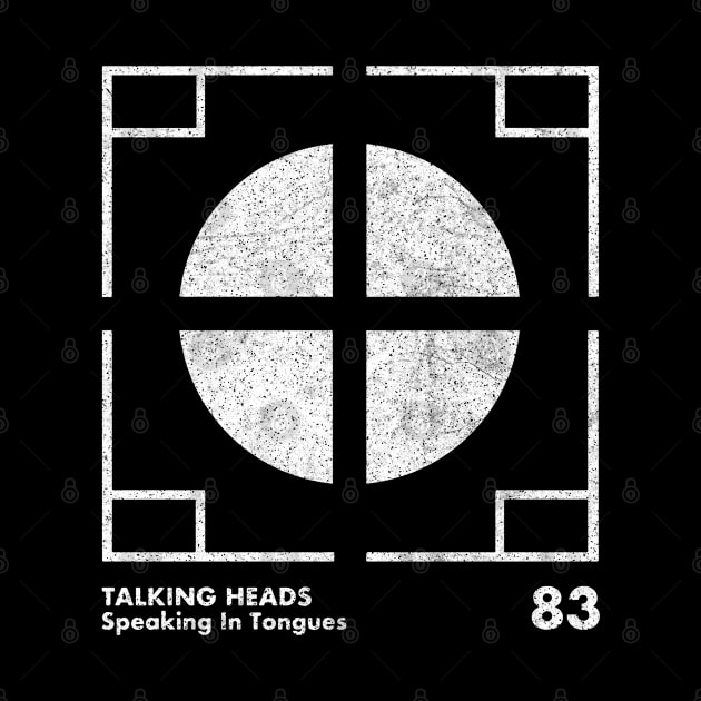 Talking Heads / Speaking In Tongues / Minimalist Graphic Artwork Design by saudade