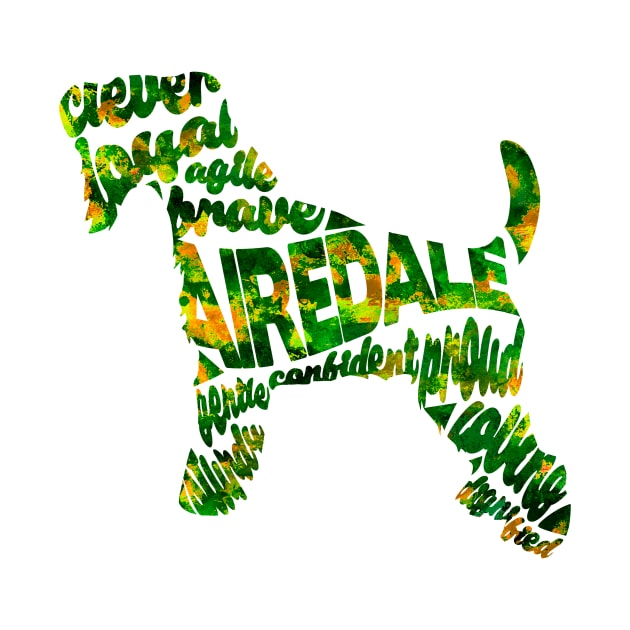 Airedale Terrier by inspirowl