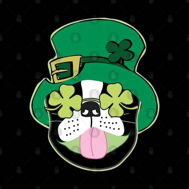 St Patricks Day Leprechaun Dog by FruitflyPie