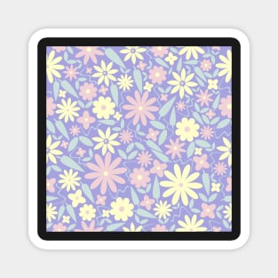 Cotton Candy Lilac Florals Magnet