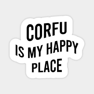 Corfu is my happy place Magnet