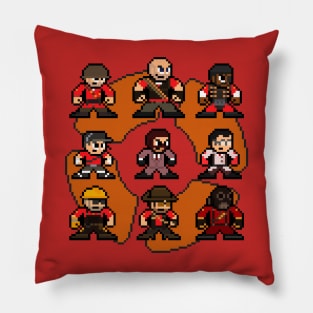 Team Fortress 2 Red Team-TF2 8bit Pixel Art Pillow