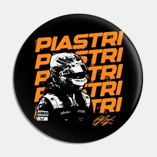 Oscar Piastri Name Reapeat Pin