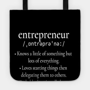 Funny Entrepreneur Tote