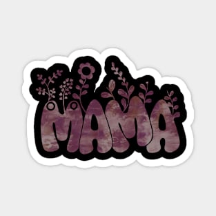 mama tie dye Magnet