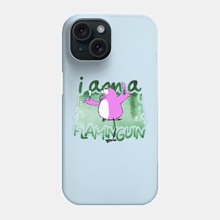 i am a flaminguin Phone Case