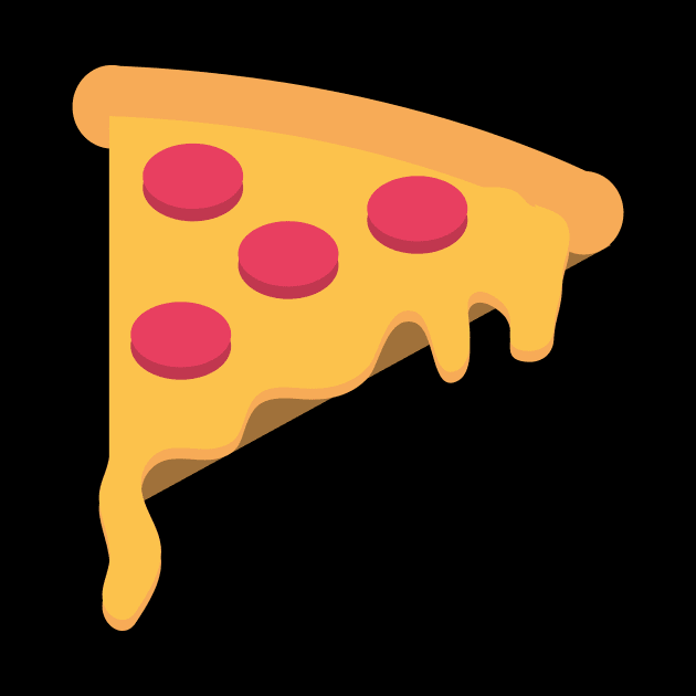 Extra Cheese Pepperoni Pizza by InkyArt