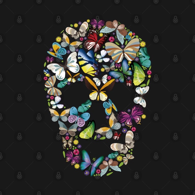 Skull Butterfly by anjokaba89