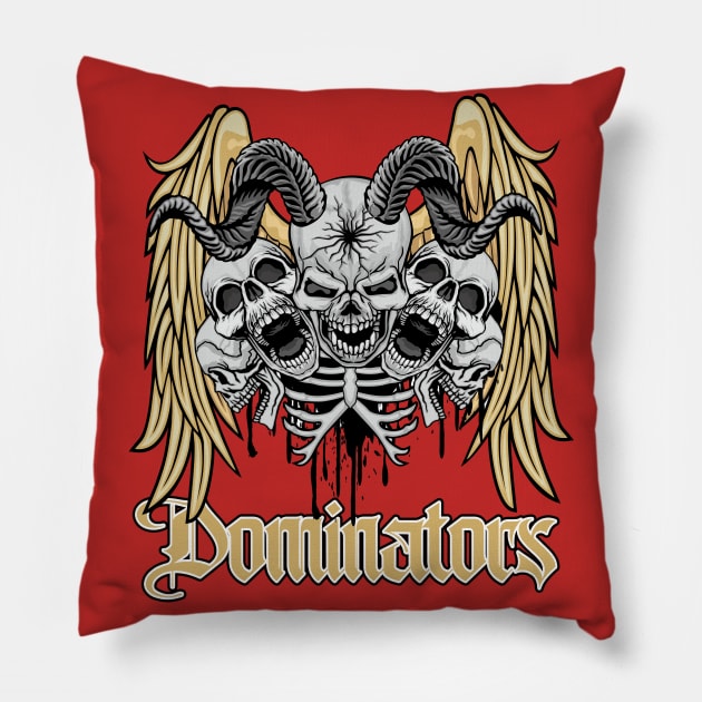 Dominators Pillow by black8elise