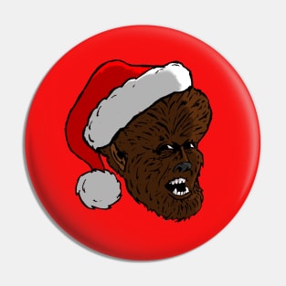 a wolfy christmas Pin