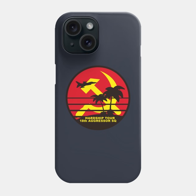 18th Aggressor Squadron Blue Foxes Phone Case by MBK