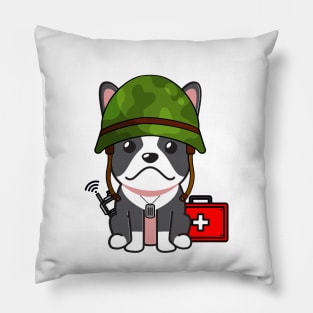 Medic French Bulldog Pillow