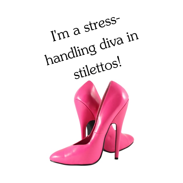 Hot Tamale Pink Stiletto Ninja by Pathway Prints