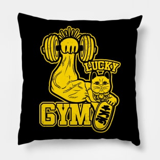 Lucky Gym Yellow Pillow