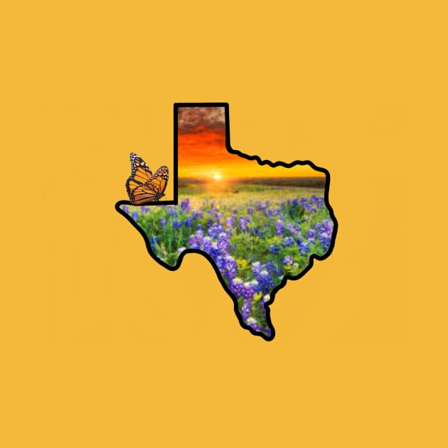 Texas Sunset Monarch by Brontysaurus