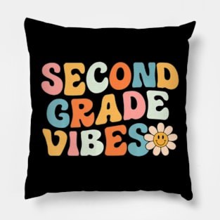 Second Grade   2nd Grade Team Retro 1st Day of School Pillow