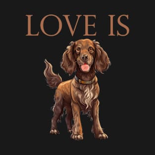 Love is Field Spaniel T-Shirt