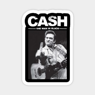 Middle Finger Johnny Cash | Vintage Magnet