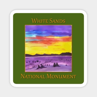 White Sands National Monument in New Mexico Magnet