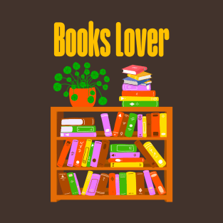 Bookshelf - Merchandise For Book Lovers T-Shirt