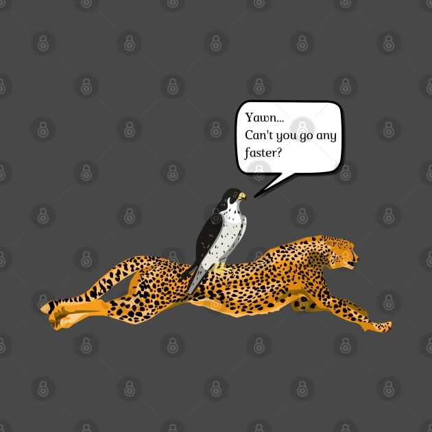 Fast & Faster: the Cheetah & the Peregrine falcon by firstsapling@gmail.com