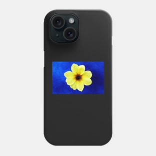 Yellow Dahlia Flower Phone Case