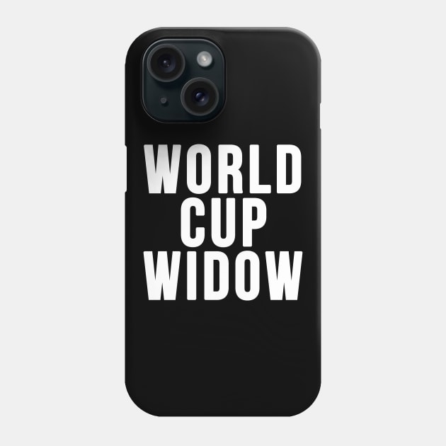 World Cup Widow Phone Case by GoldenGear