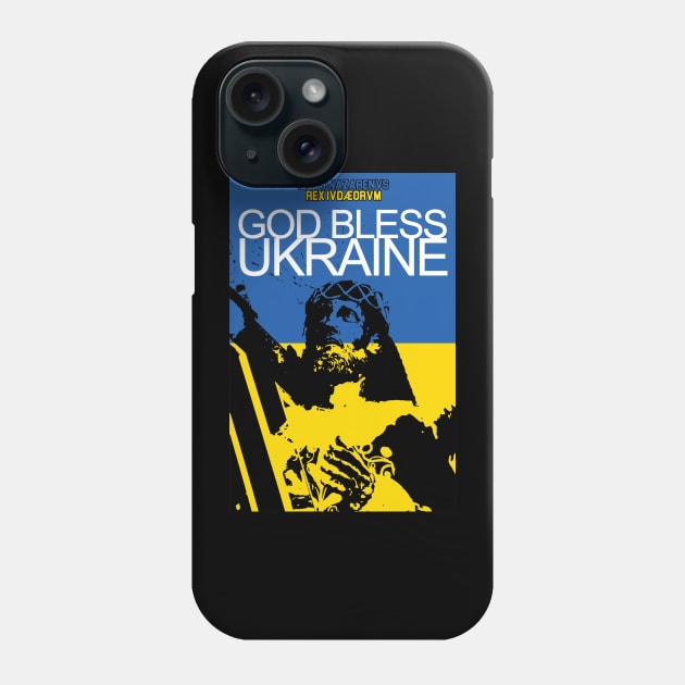 JESUS OF NAZARETH - GOD BLESS UKRAINE Phone Case by Obedience │Exalted Apparel